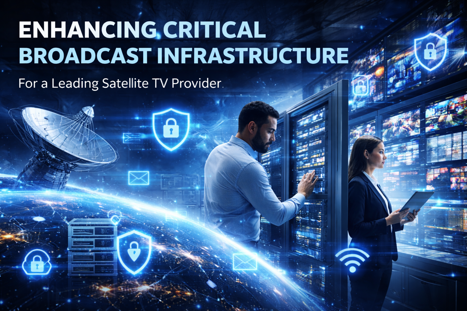 Enhancing Critical Broadcast Infrastructure for a Leading Satellite TV Provider
