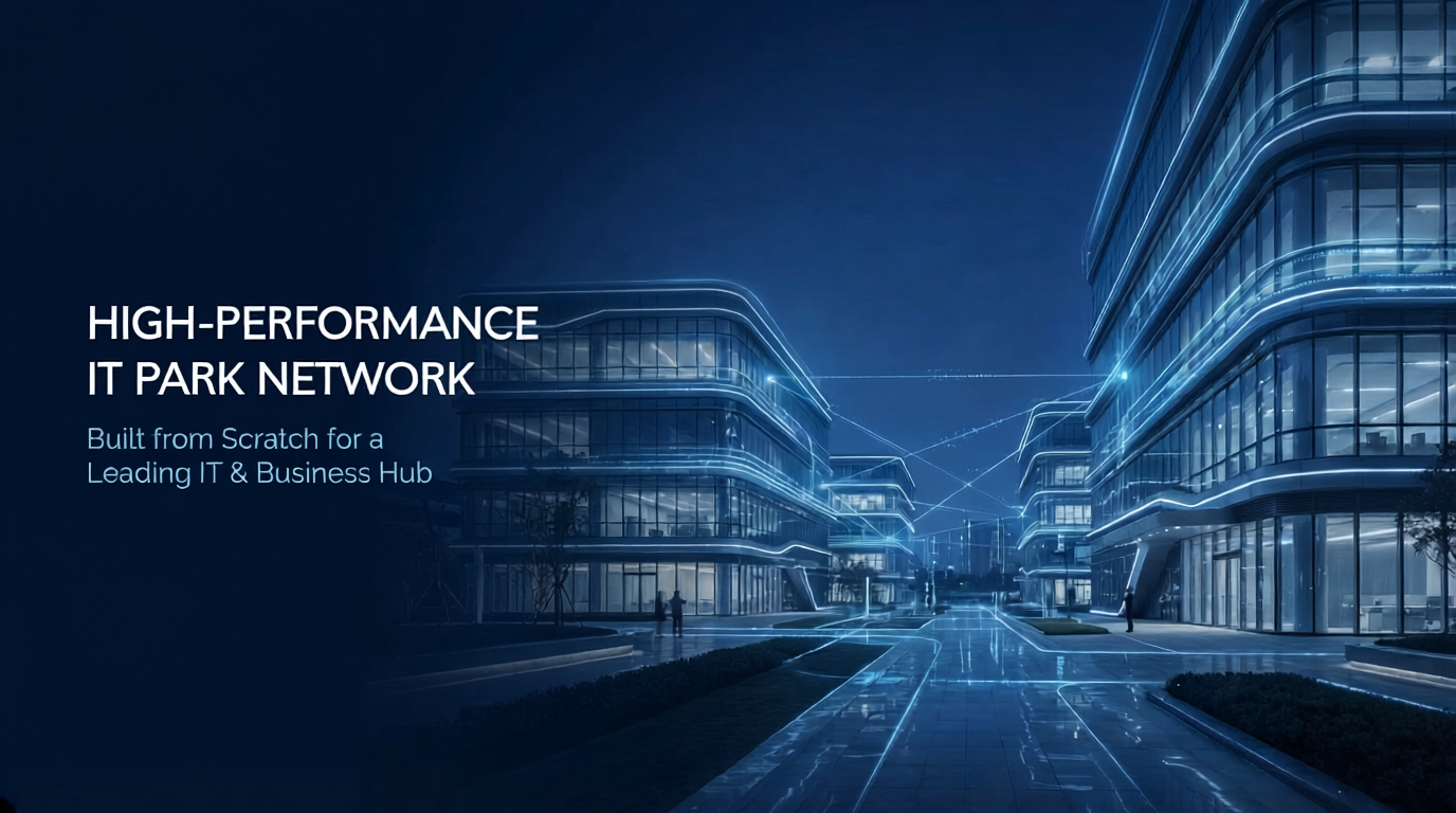 Built a High-Performance IT Park Network from Scratch